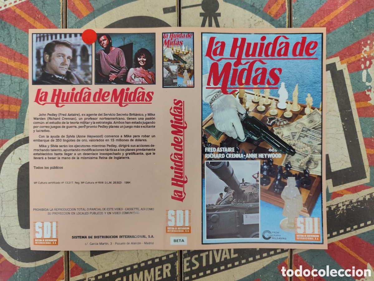 Cine: Car&aacute;tula Beta La huida de Midas - Foto 1