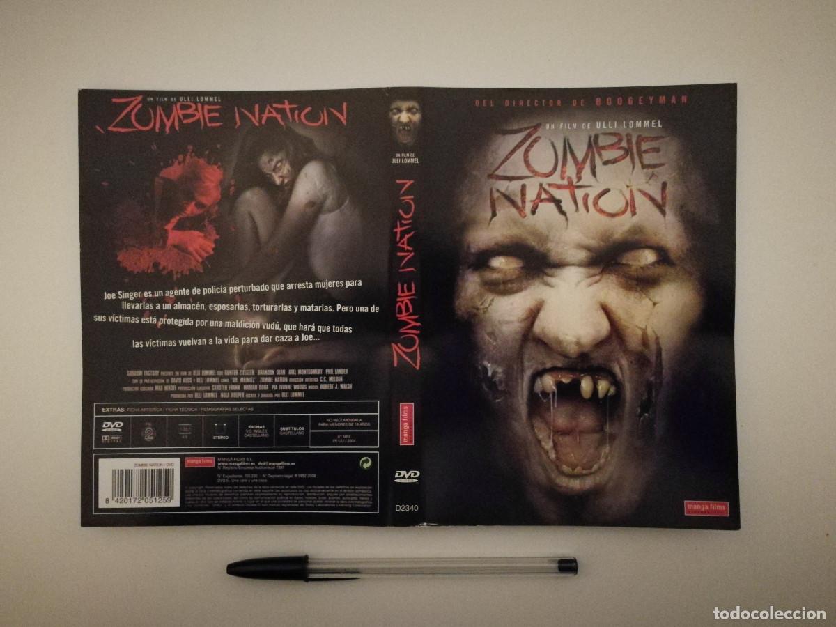 Cin&eacute;ma: CARATULA ORIGINAL -A4- ZOMBIE NATION - TERROR - GORE - ULI LOMMEL