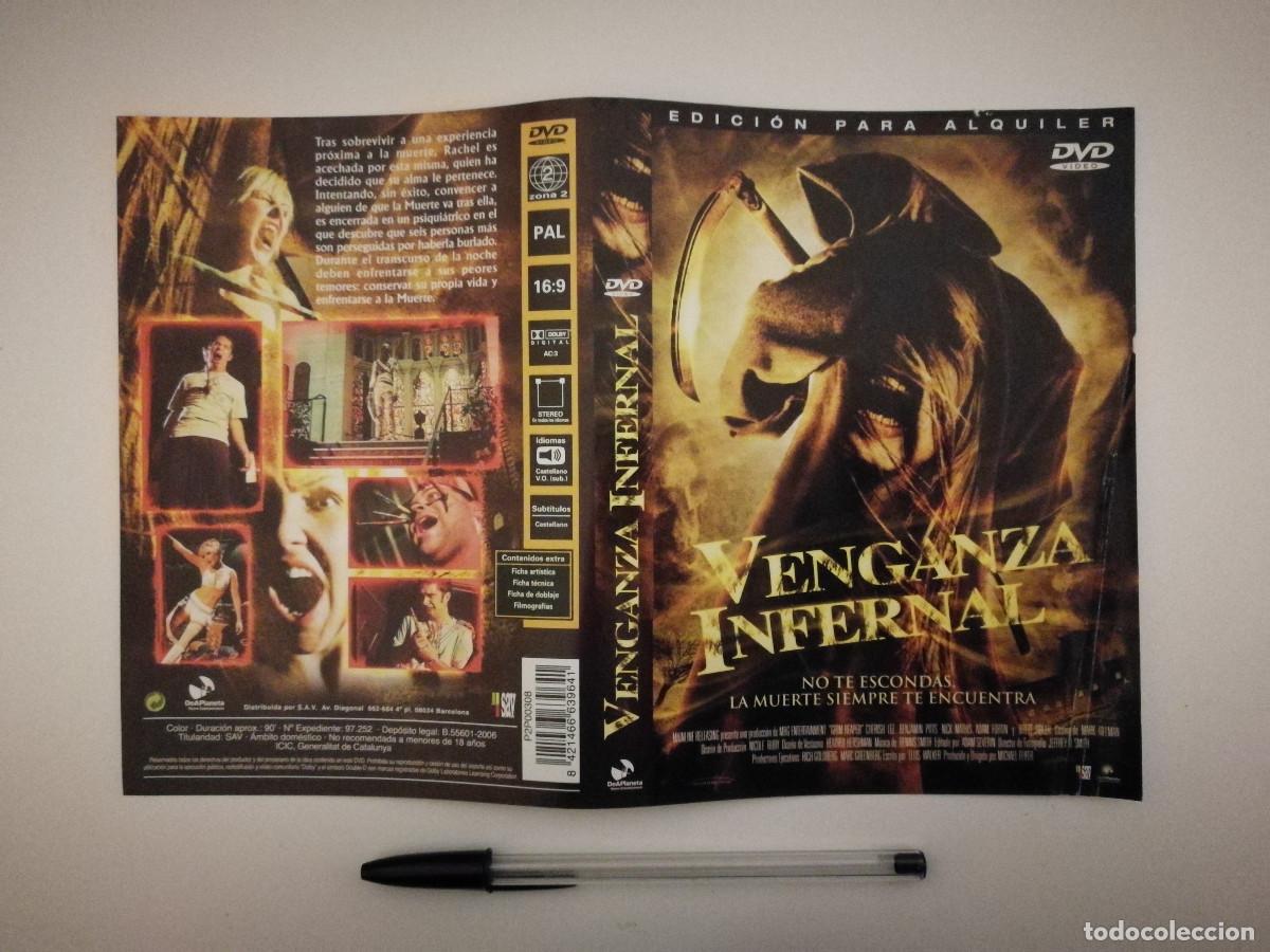 Cinema: CARATULA ORIGINAL -A4- VENGANZA INFERNAL - TERROR