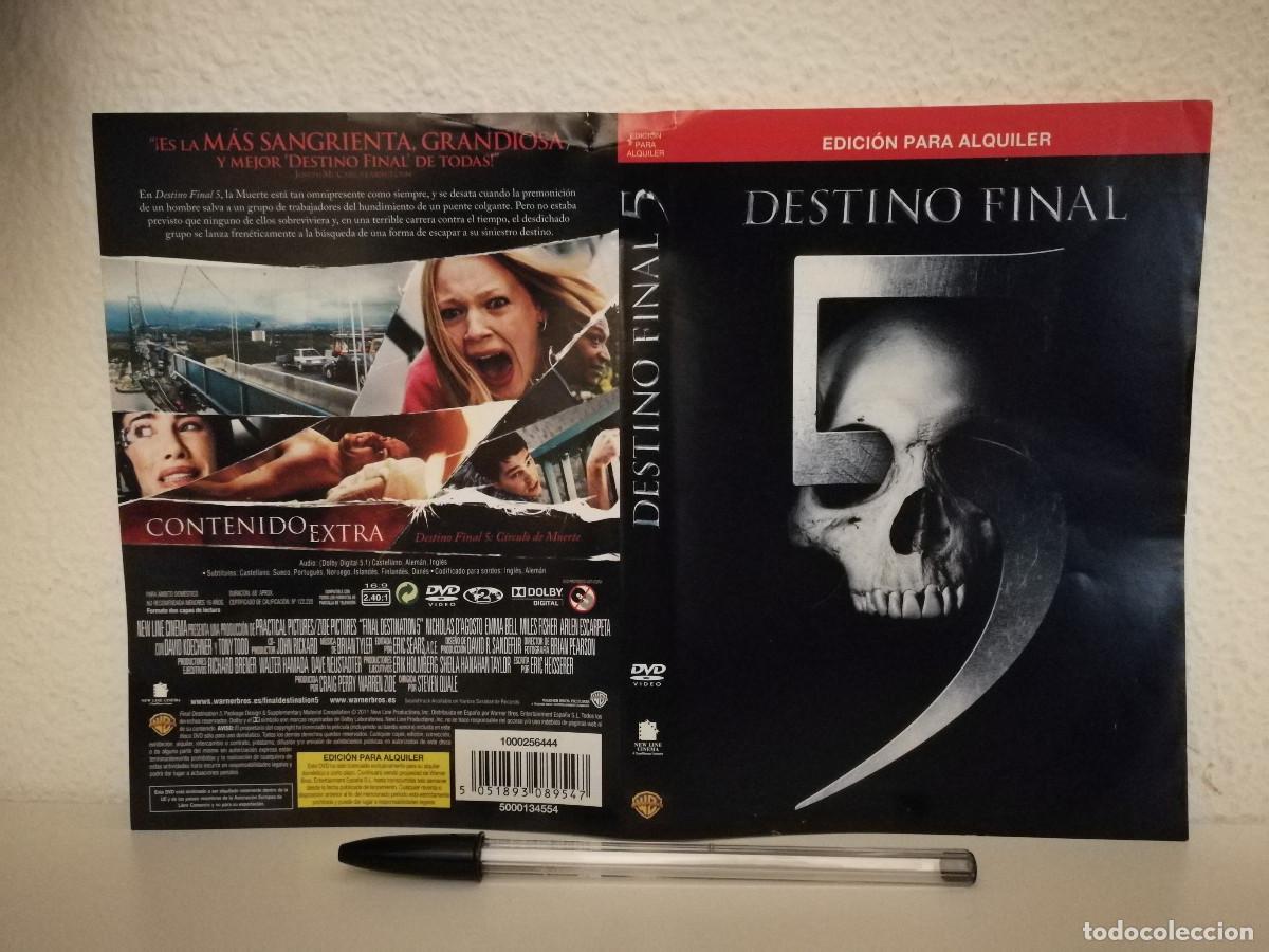 Cine: CARATULA ORIGINAL - A4 - DESTINO FINAL 5 - TERROR - CIENCIA FICCION - DISTOPIA
