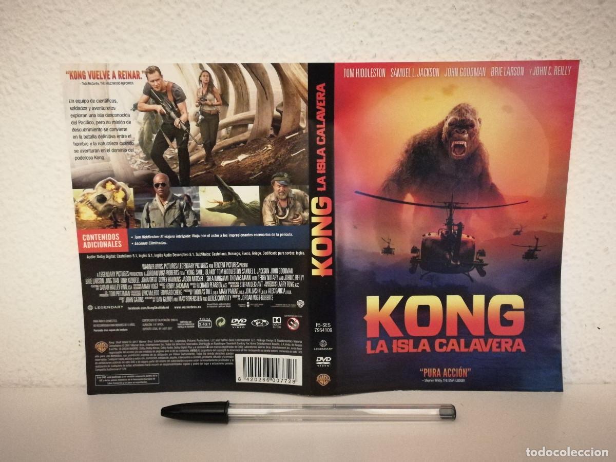 Kino: CARATULA ORIGINAL - A4 - KONG LA ISLA CALAVERA - TERROR