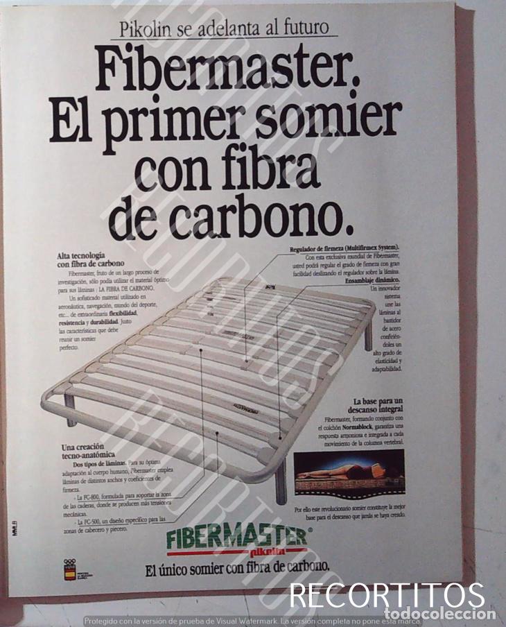 Cin&eacute;ma: FIBERMASTER SOMIER ANUNCIO PUBLICIDAD