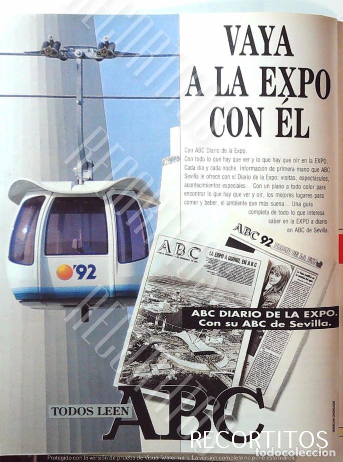 Cine: EXPO DE SEVILLA 92 ABC ANUNCIO PUBLICIDAD