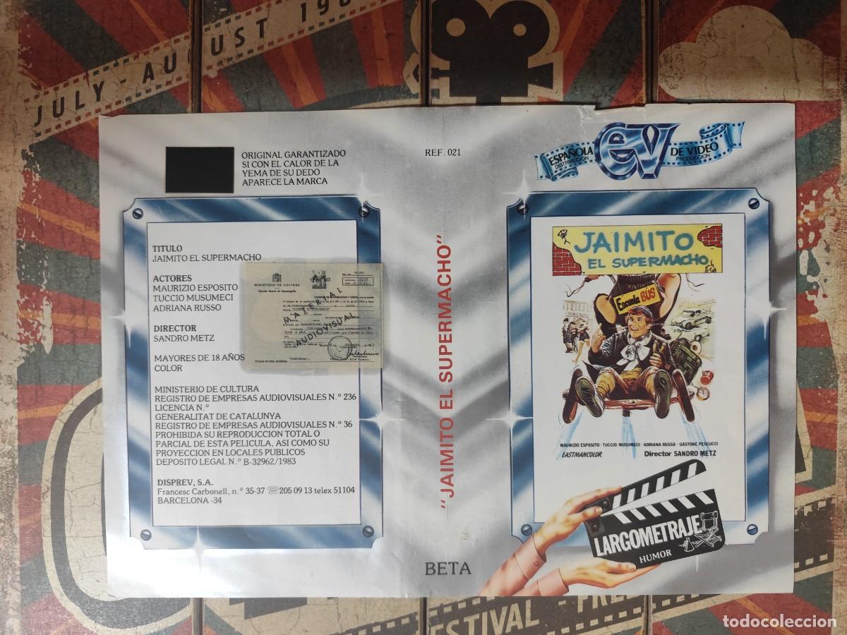Cine: Car&aacute;tula Beta Jaimito el supermacho - Foto 1