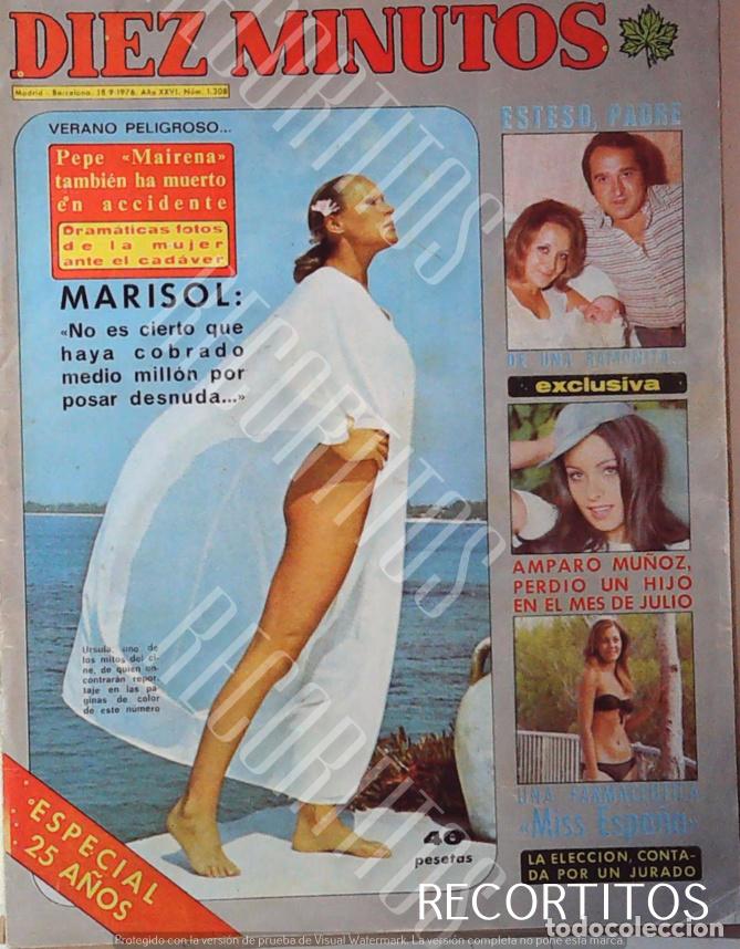 Cin&eacute;ma: RECORTE PORTADA URSULA ANDRESS AMPARO MU&Ntilde;OZ MISS ESPA&Ntilde;A UNIVERSO FERNANDO ESTESO
