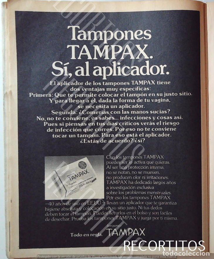 Cin&eacute;ma: TAMPAX ANUNCIO PUBLICIDAD