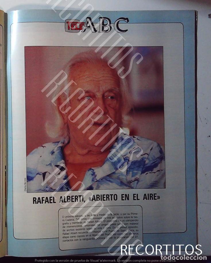 Cine: RAFAEL ALBERTI ABIERTO EN EL AIRE - Foto 1