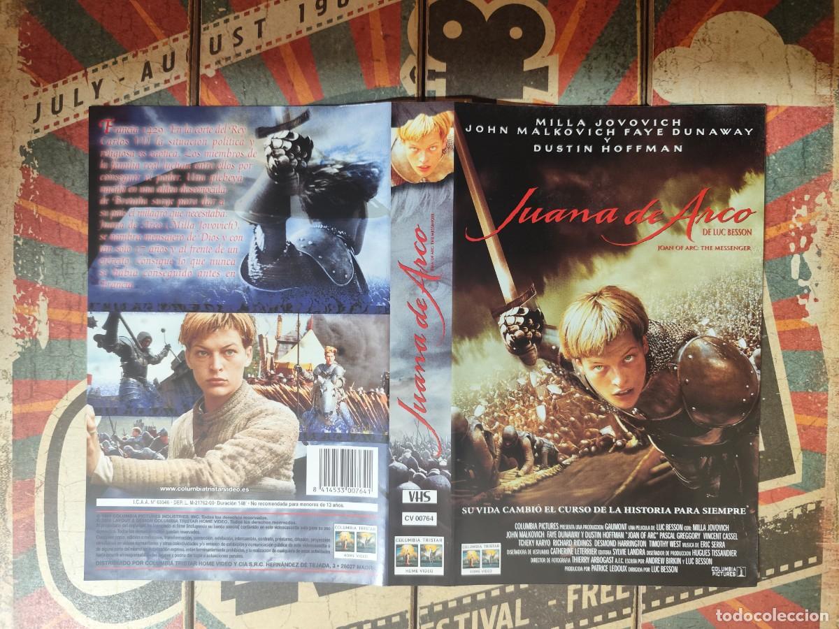Cine: Car&aacute;tula VHS Juana de Arco - Foto 1