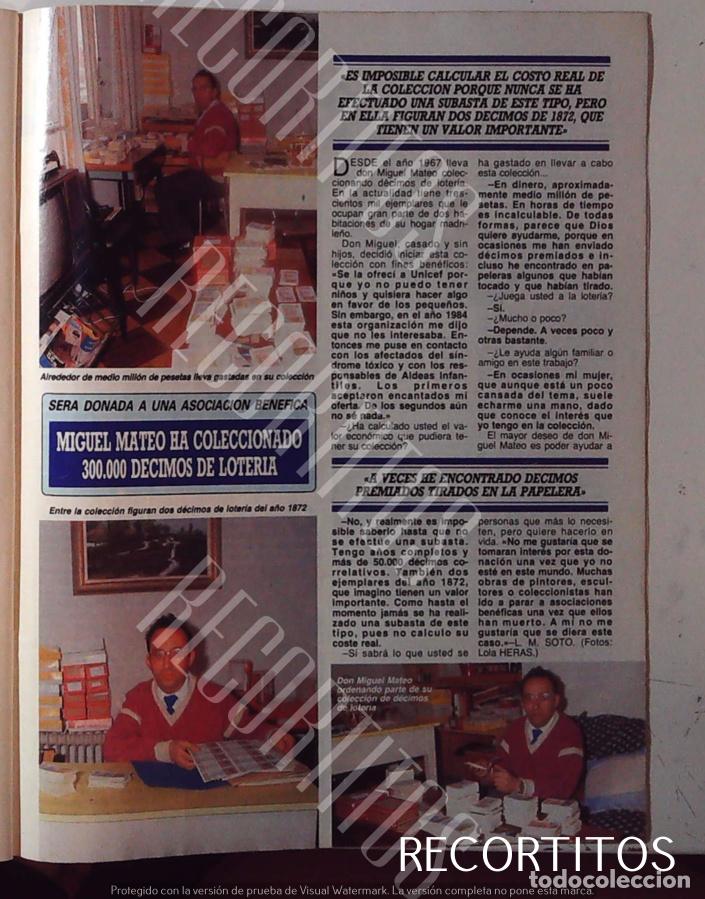 Cin&eacute;ma: miguel mateo coleccionista de boletos de loteria