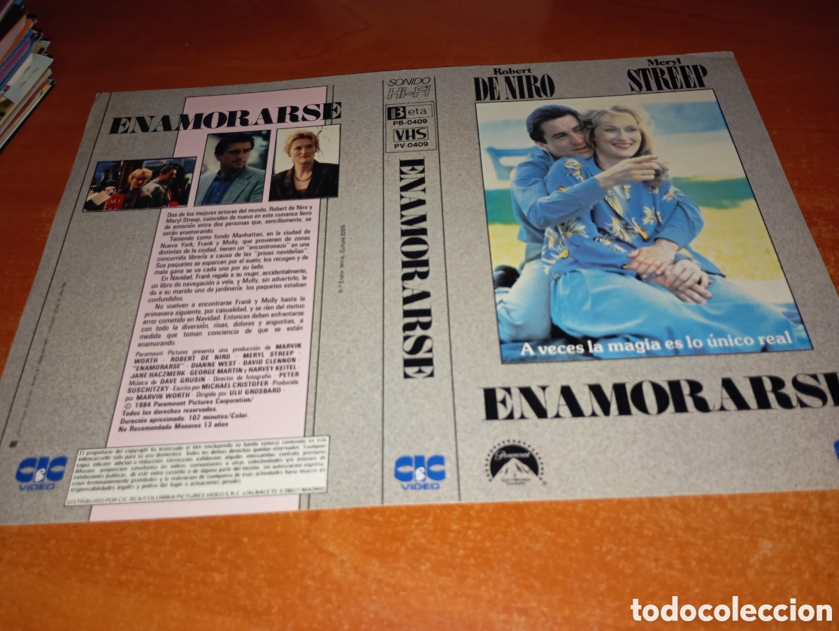 Cine: Car&aacute;tula vhs- beta- enamorarse - Foto 1