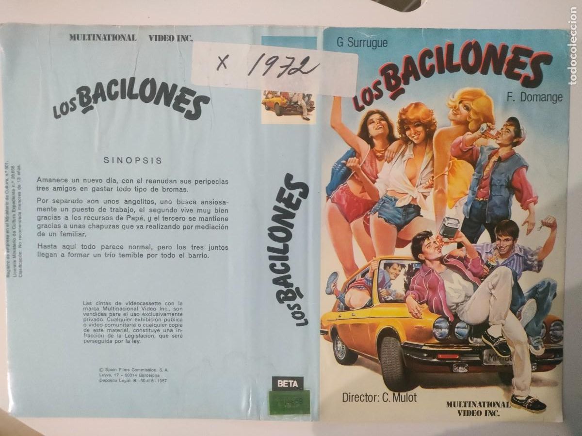 Cine: CARATULA - LOS BACILONES BETA MULTINATIONAL - Foto 1