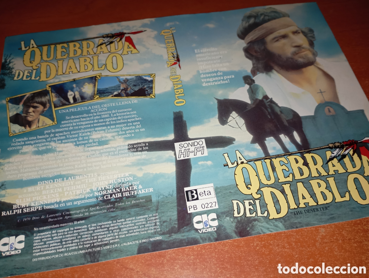Cine: Car&aacute;tula y beta - la quebrada del diablo - Foto 1