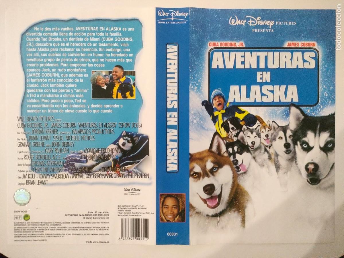 Cine: CARATULA - AVENTURAS EN ALASKA WALT DISNEY
