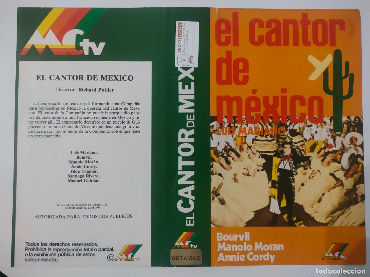 Cine: CARATULA - EL CANTOR DE MEXICO MC BETA - Foto 1