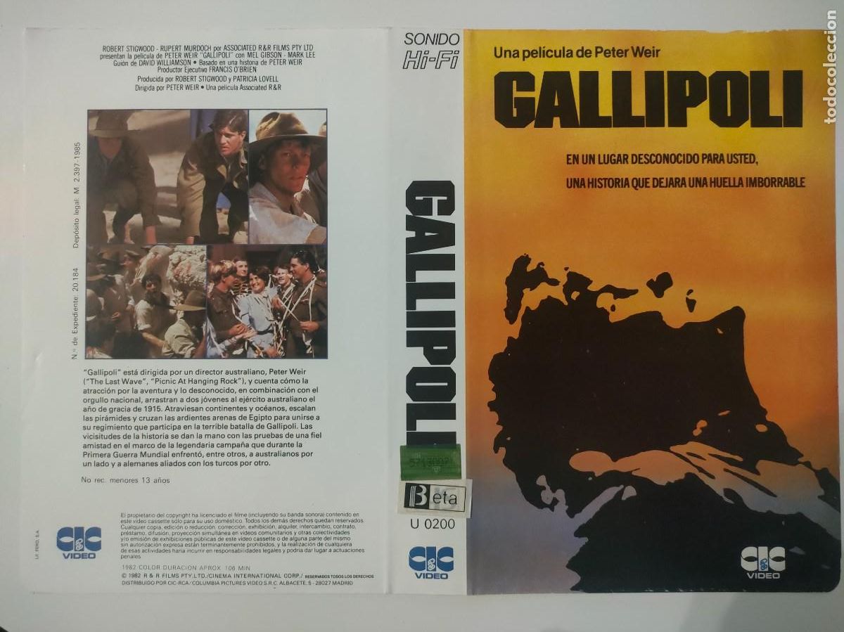 Cine: CARATULA - GALLIPOLI CIC BETA - Foto 1