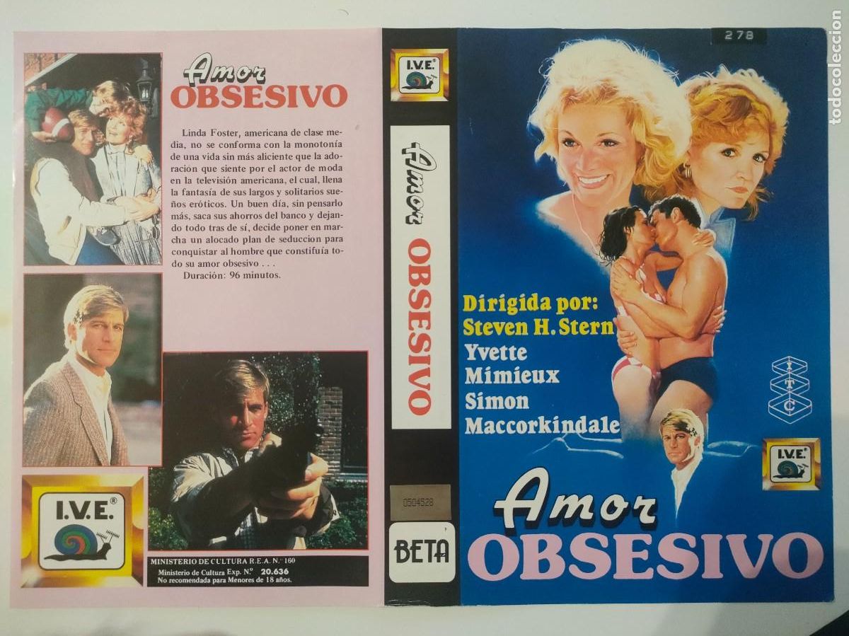 Cine: CARATULA - AMOR OBSESIVO IVE BETA - Foto 1