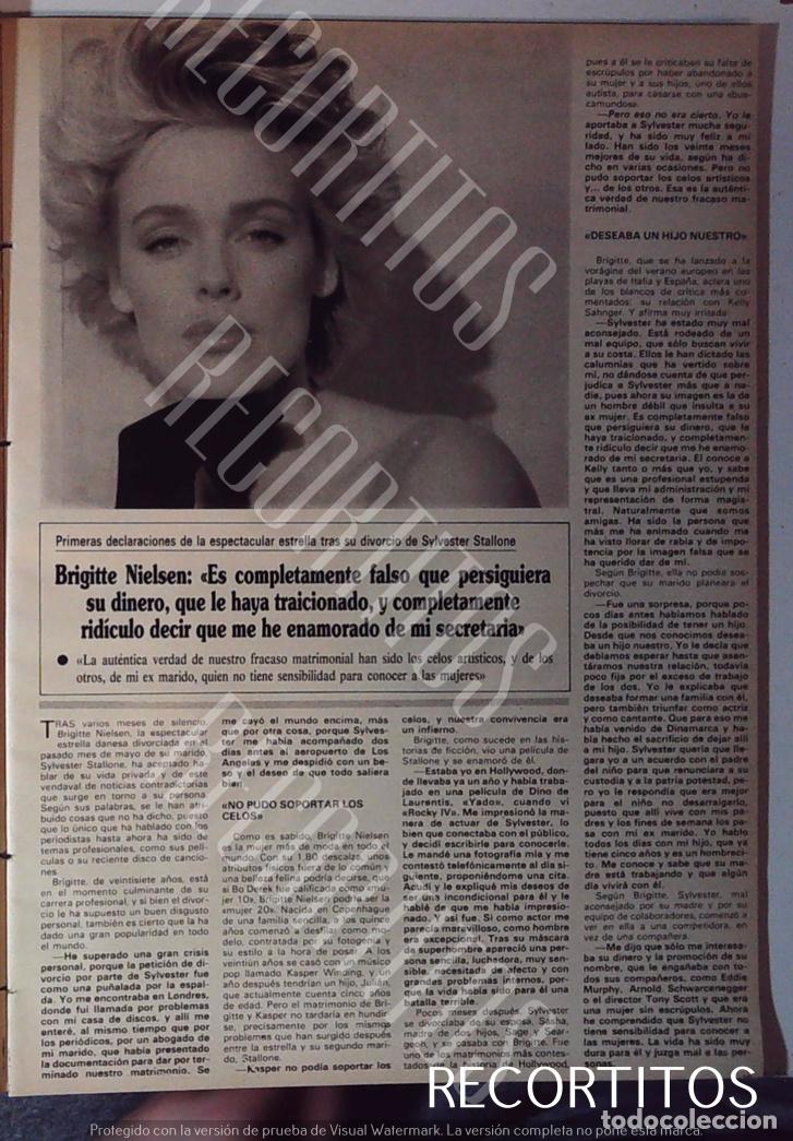 Cine: BRIGITTE NIELSEN SYLVESTER STALLONE - Foto 1