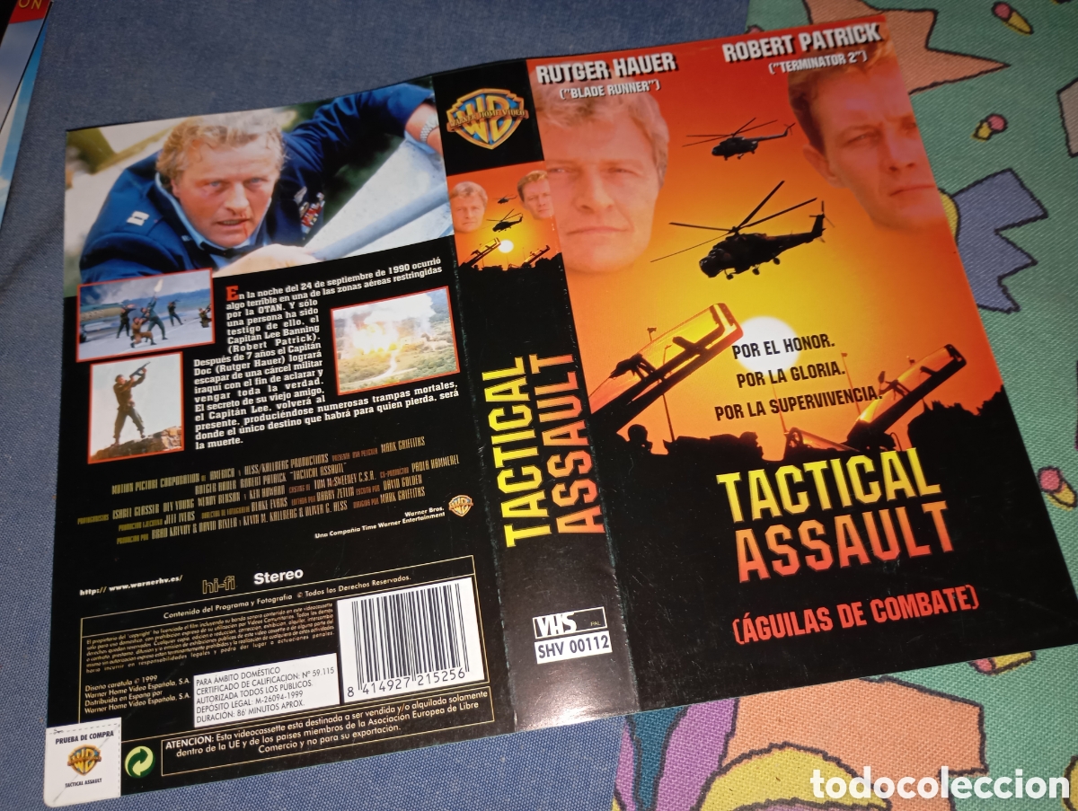 Cine: Car&aacute;tula vhs- tactical assault vd - Foto 1