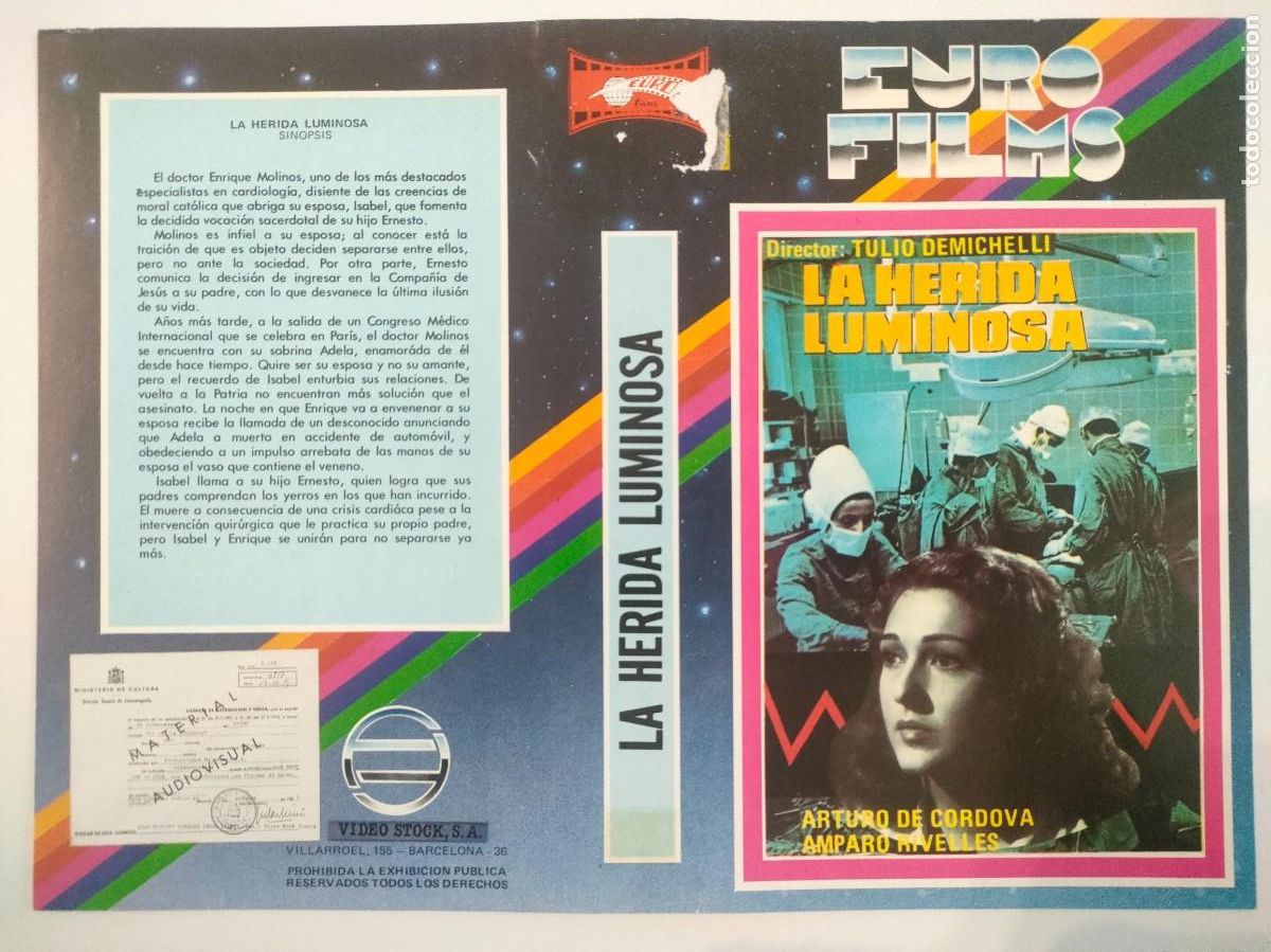 Kino: CARATULA - LA HERIDA LUMINOSA EURO FILMS