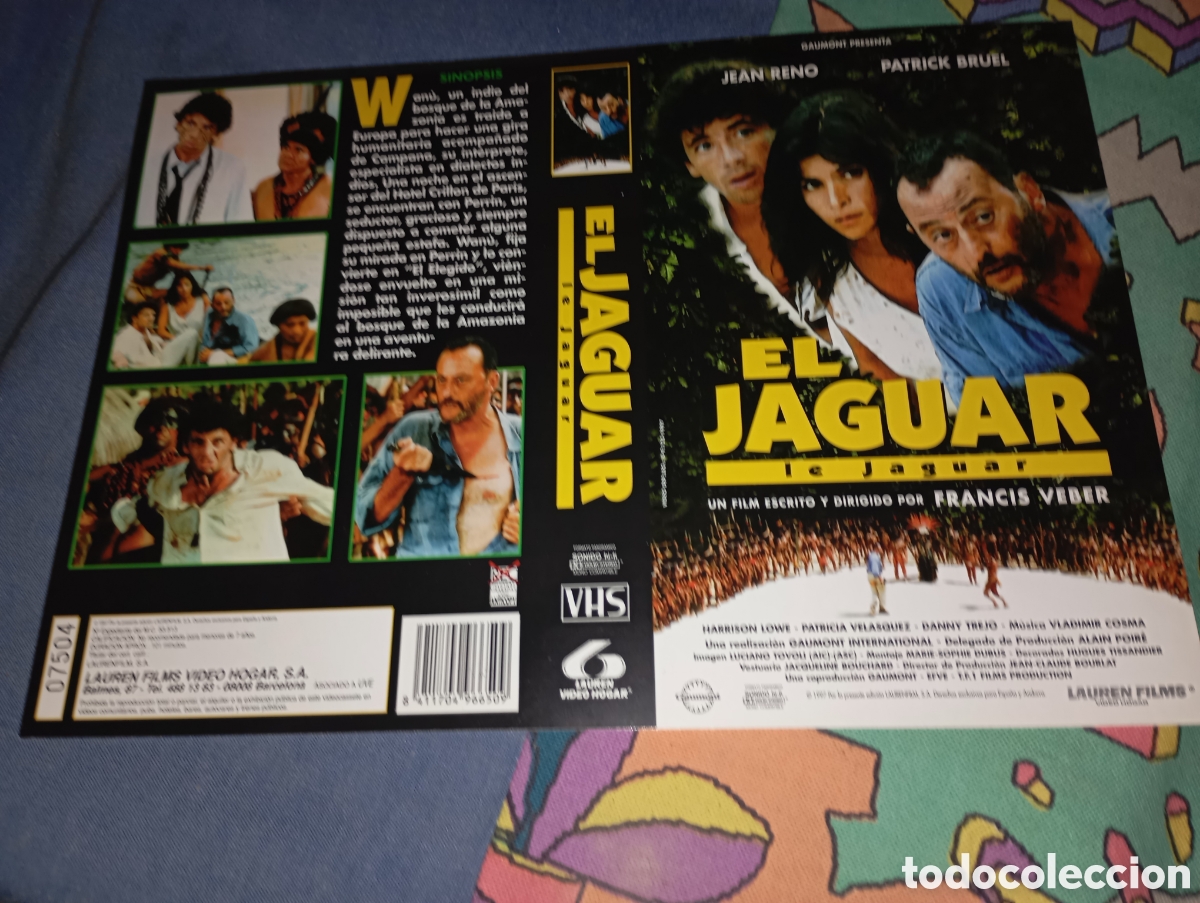 Cine: Car&aacute;tula vhs- el jaguar cg - Foto 1