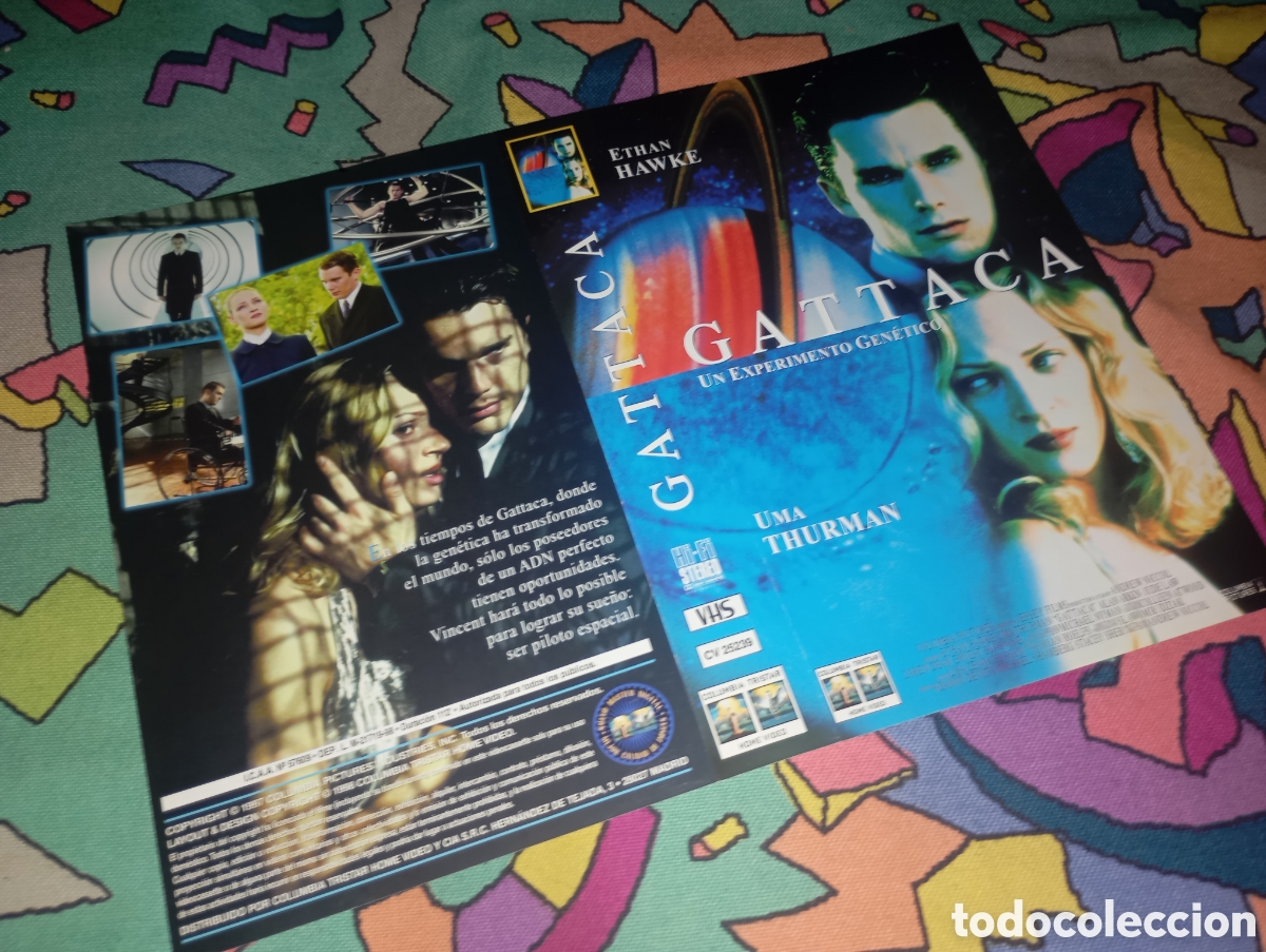 Cine: Car&aacute;tula vhs- gattaca - Foto 1