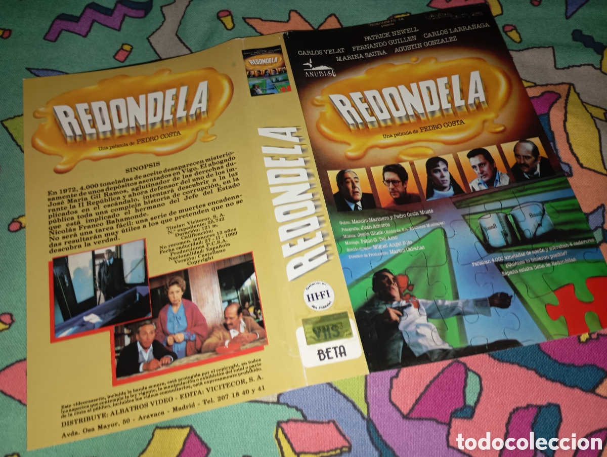 Cine: Car&aacute;tula vhs- redondela beta - Foto 1