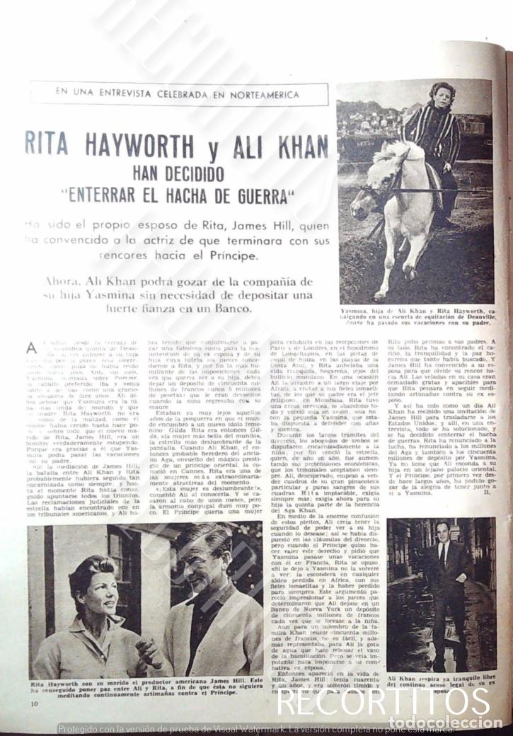 Cine: RITA HAYWORTH ALI KHAN - Foto 1