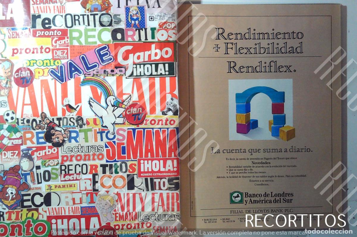 Cin&eacute;ma: BANCO DE LONDRES Y AMERICA DEL SUR ANUNCIO PUBLICIDAD