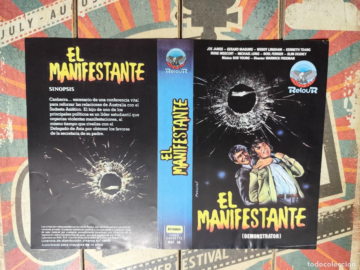 Cine: Car&aacute;tula Beta El manifestante - Foto 1
