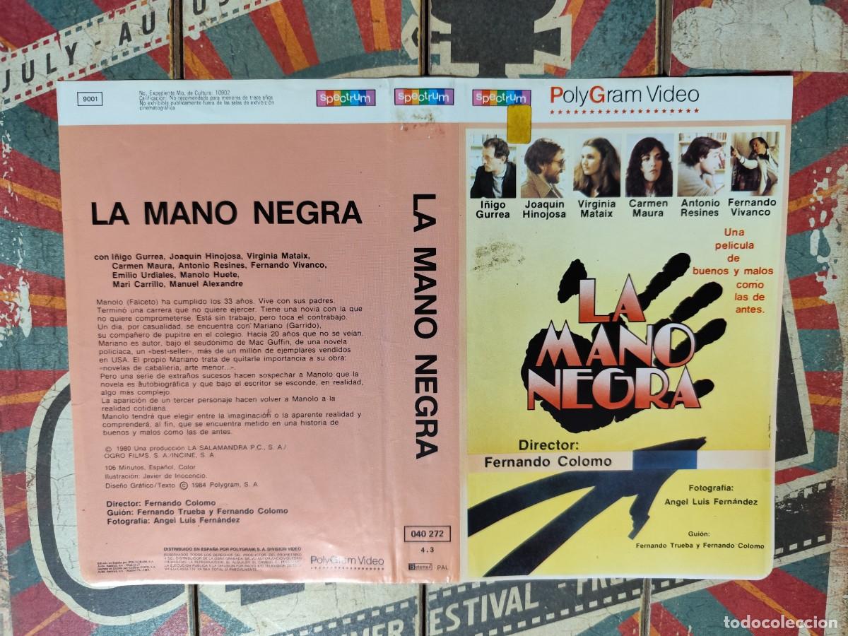 Cine: Car&aacute;tula Beta La mano negra - Foto 1