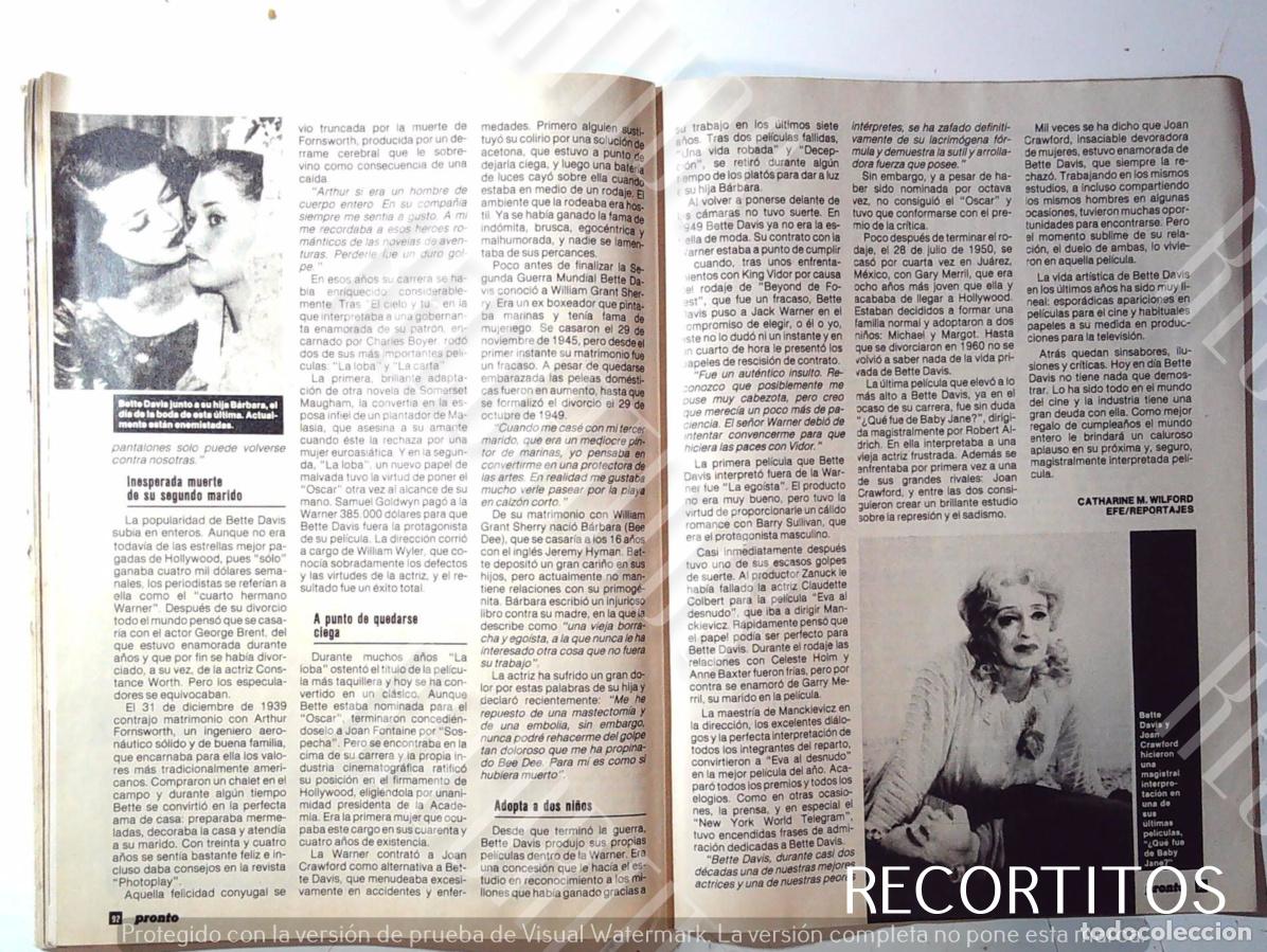 Cine: BETTE DAVIS HOSTORIA Y VIDA - Foto 2