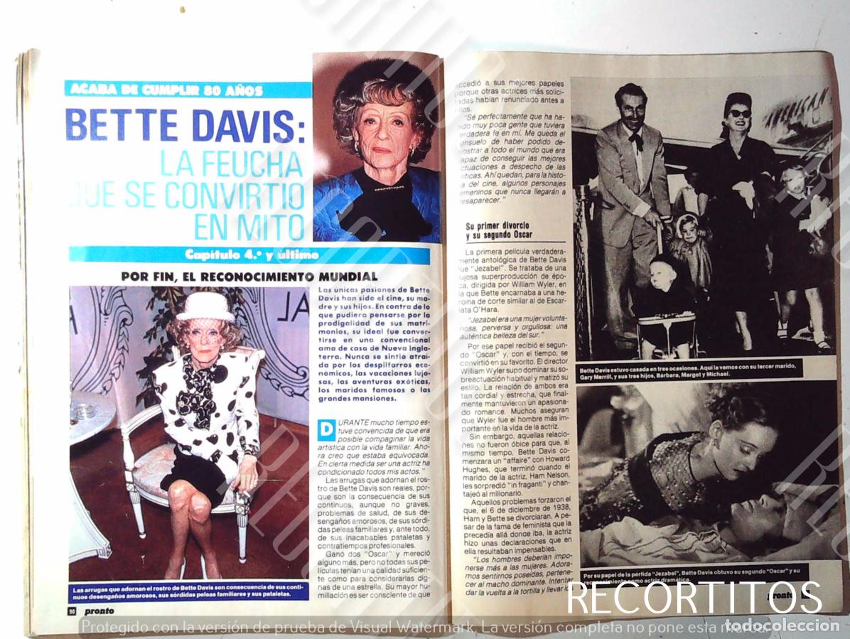 Cine: BETTE DAVIS HOSTORIA Y VIDA - Foto 1