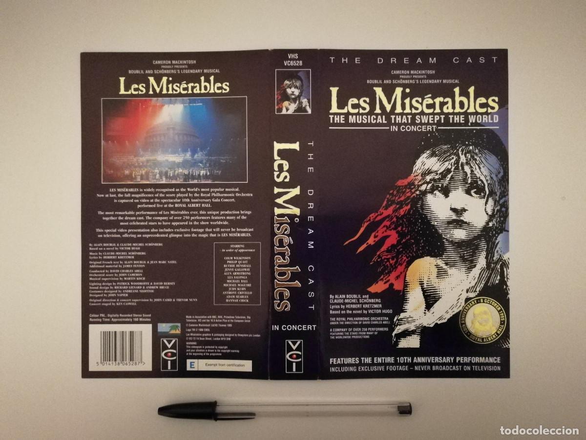 Cine: CARATULA ORIGINAL -A4- LOS MISERABLES - MUSICAL - Foto 1