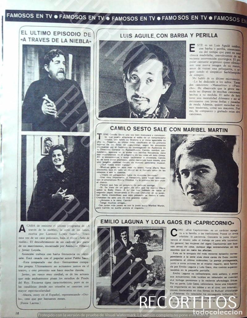 Cine: camilo sesto emilio laguna lkola gaos luis aguile