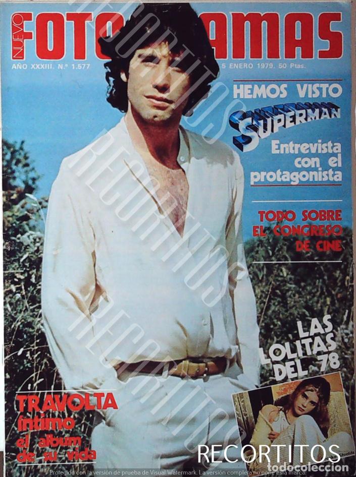 Cine: RECORTE PORTADA JOHN TRAVOLTA SUPERMAN - Foto 1