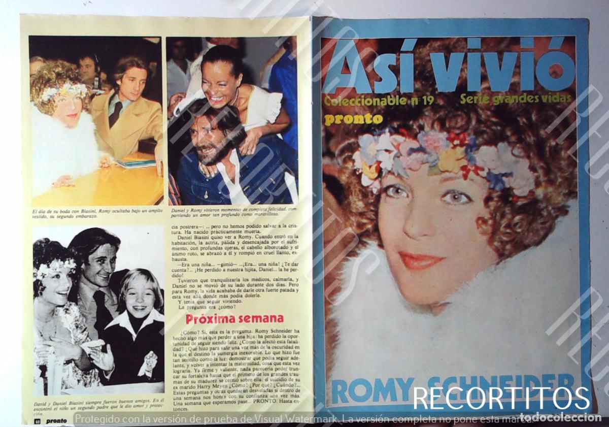 Cine: ASI VIVIO ROMY SCHNEIDER ALAIN DELON N 19