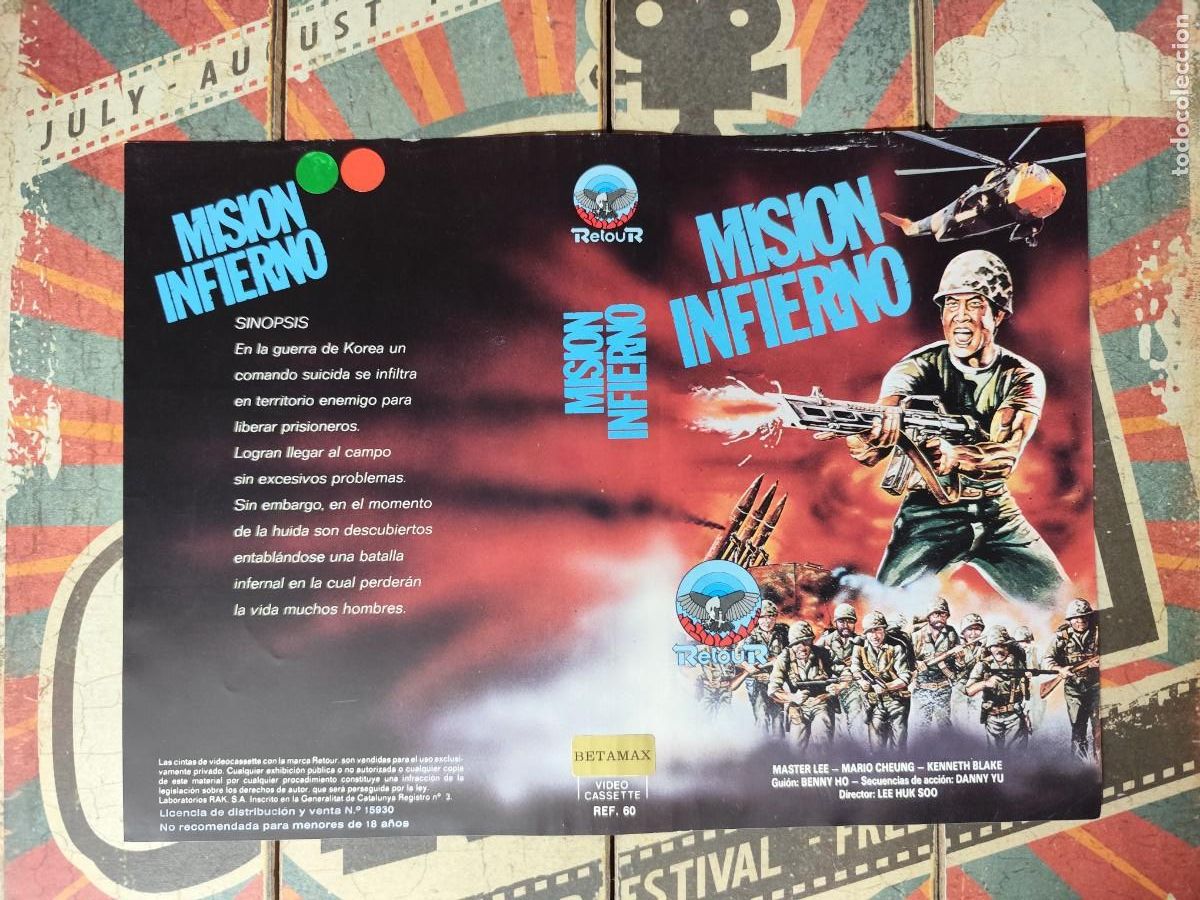 Cine: Car&aacute;tula Beta Mision infierno - Foto 1