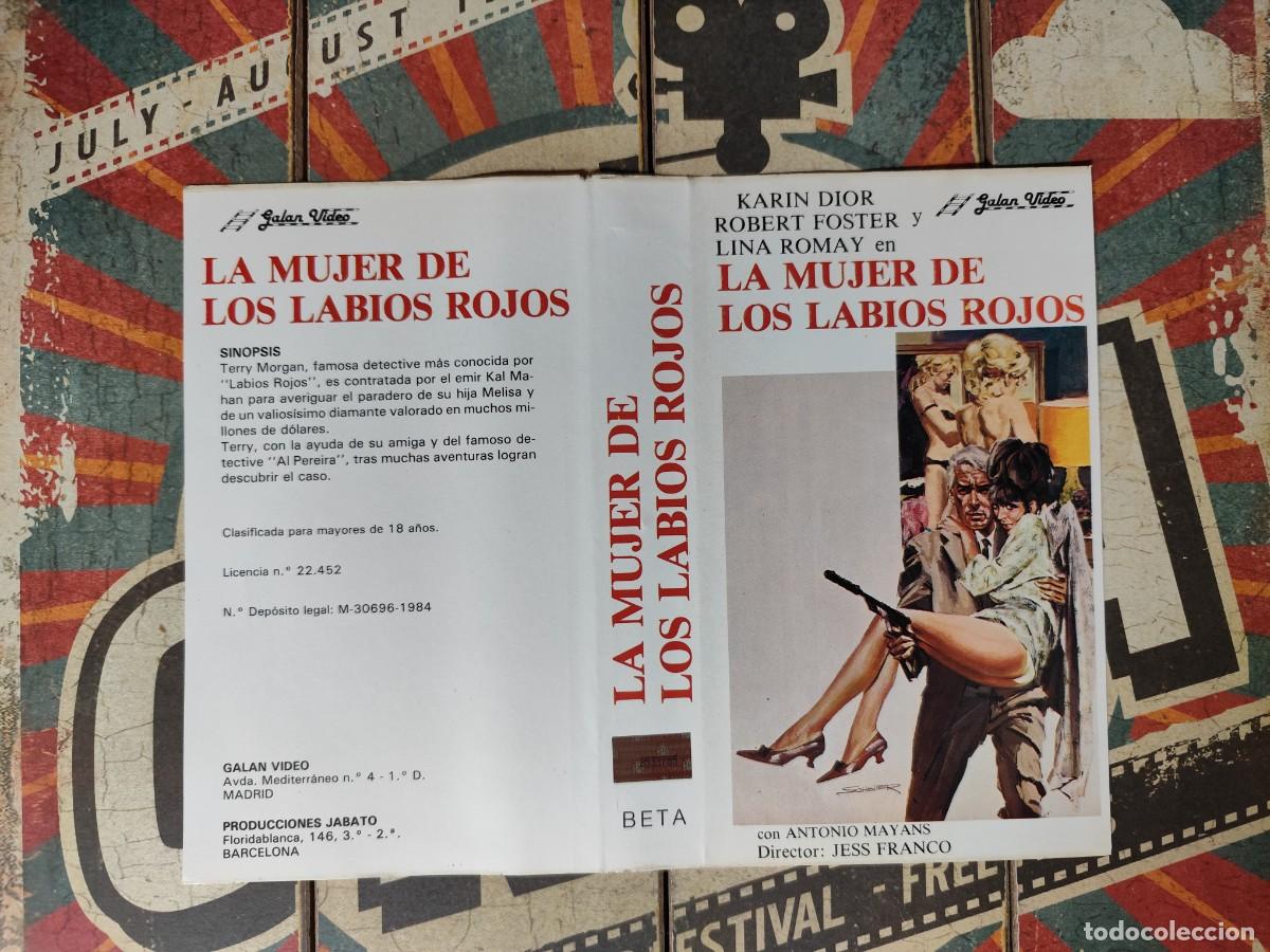 Cine: Car&aacute;tula Beta La mujer de los labios rojos - Foto 1