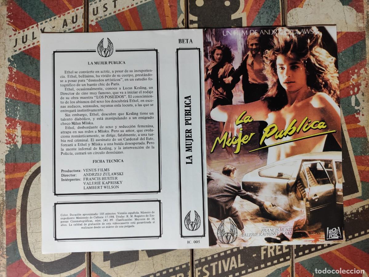 Cine: Car&aacute;tula Beta La mujer publica - Foto 1