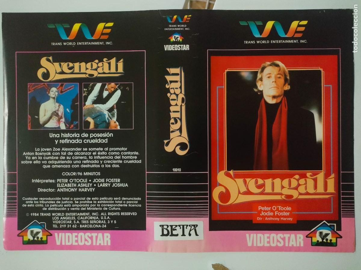 Cine: CARATULA - SVENGALI VIDEOSTAR BETA - Foto 1