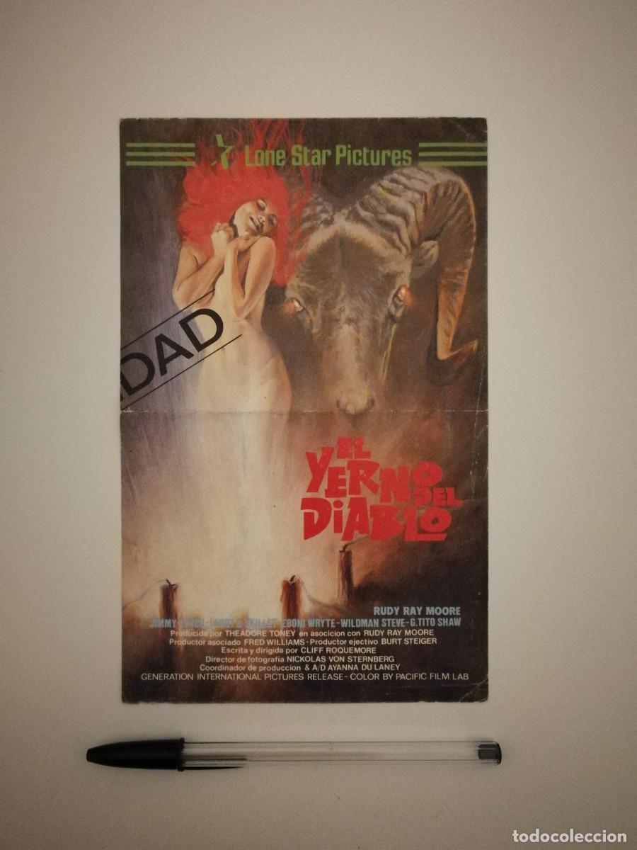 Cinema: MINI-POSTER CARTEL -13*18- EL YERNO DEL DIABLO - TERROR - Rudy Ray Moore - Petey Wheatstraw