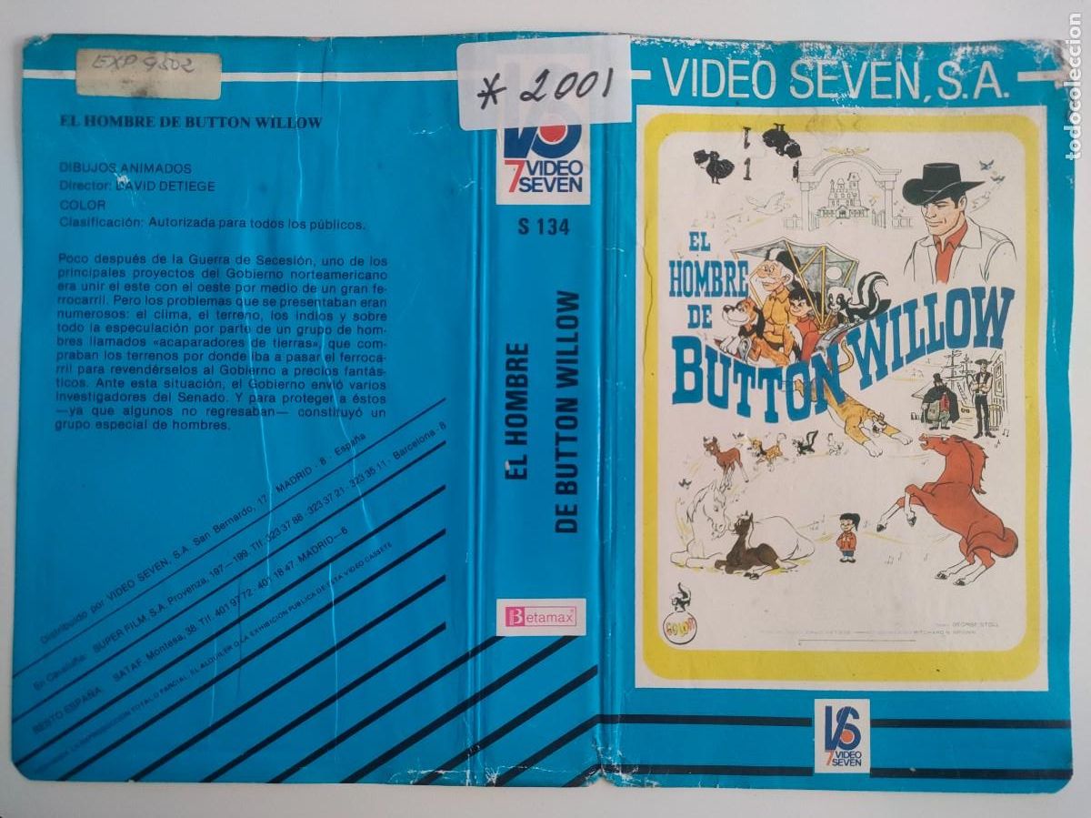 Cine: CARATULA - EL HOMBRE DE BUTTON WILLOW VS BETA - Foto 1