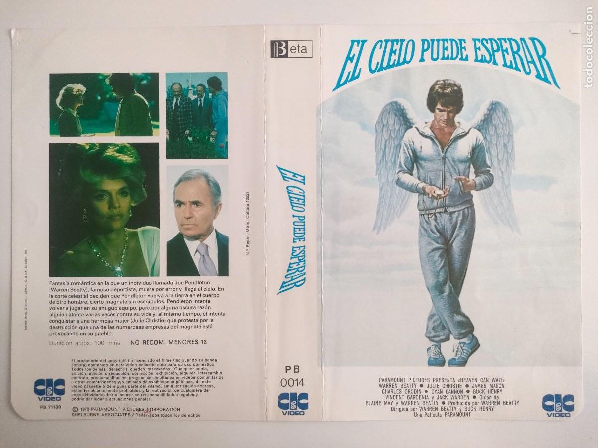 Cin&eacute;ma: SUBASTA DE CARATULAS - N&deg;82 EL CIELO PUEDE ESPERAR CICBETA