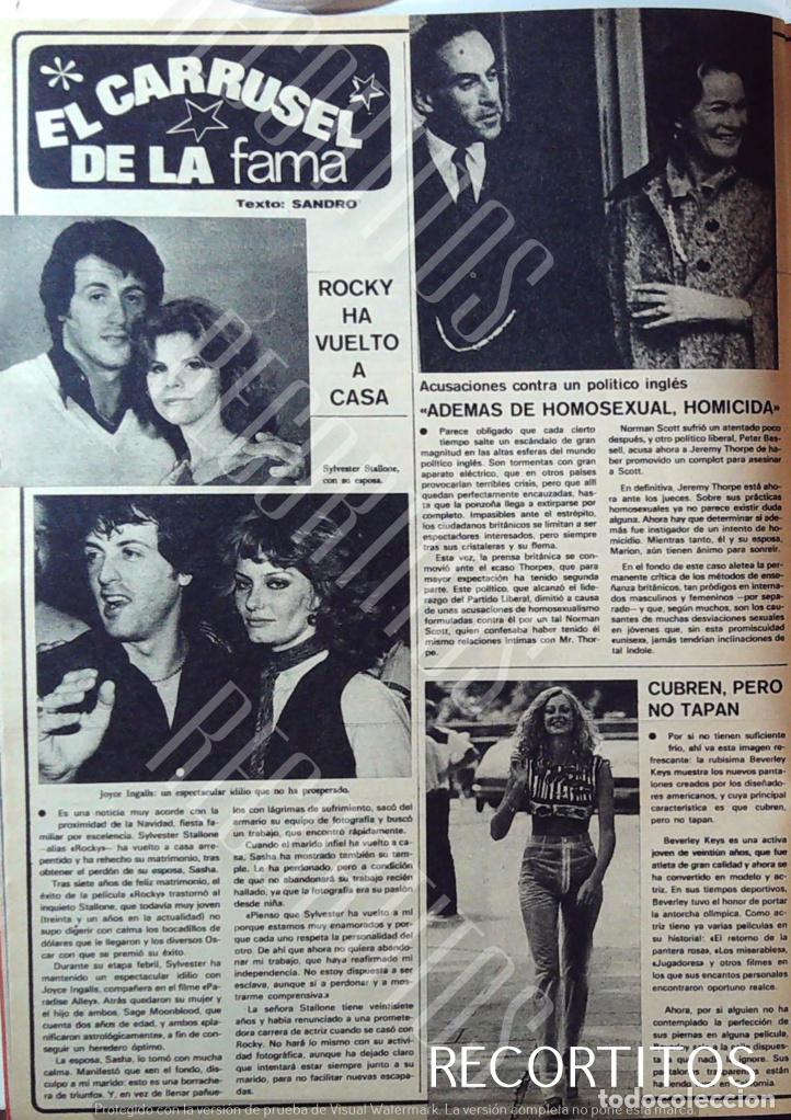 Cine: SYLVESTER STALLONE ROCKY - Foto 1