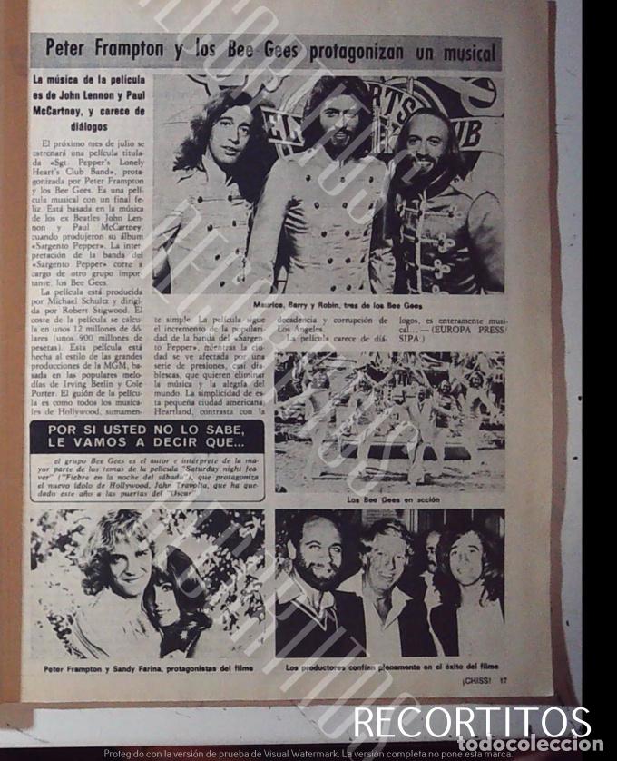Cine: PETER FRAMPTON LOS BEE GEES - Foto 1