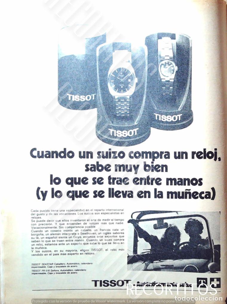 Cine: tissot reloj carrousel anuncio publicidad