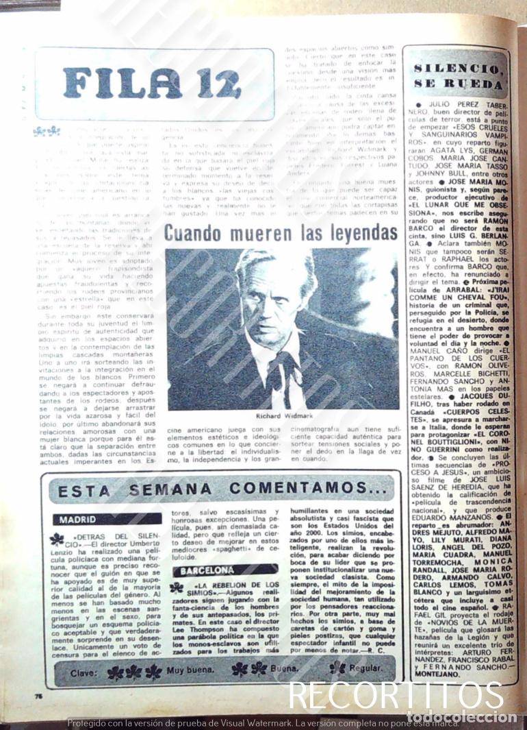 Cine: RICHARD WIDMARK FALLECIO