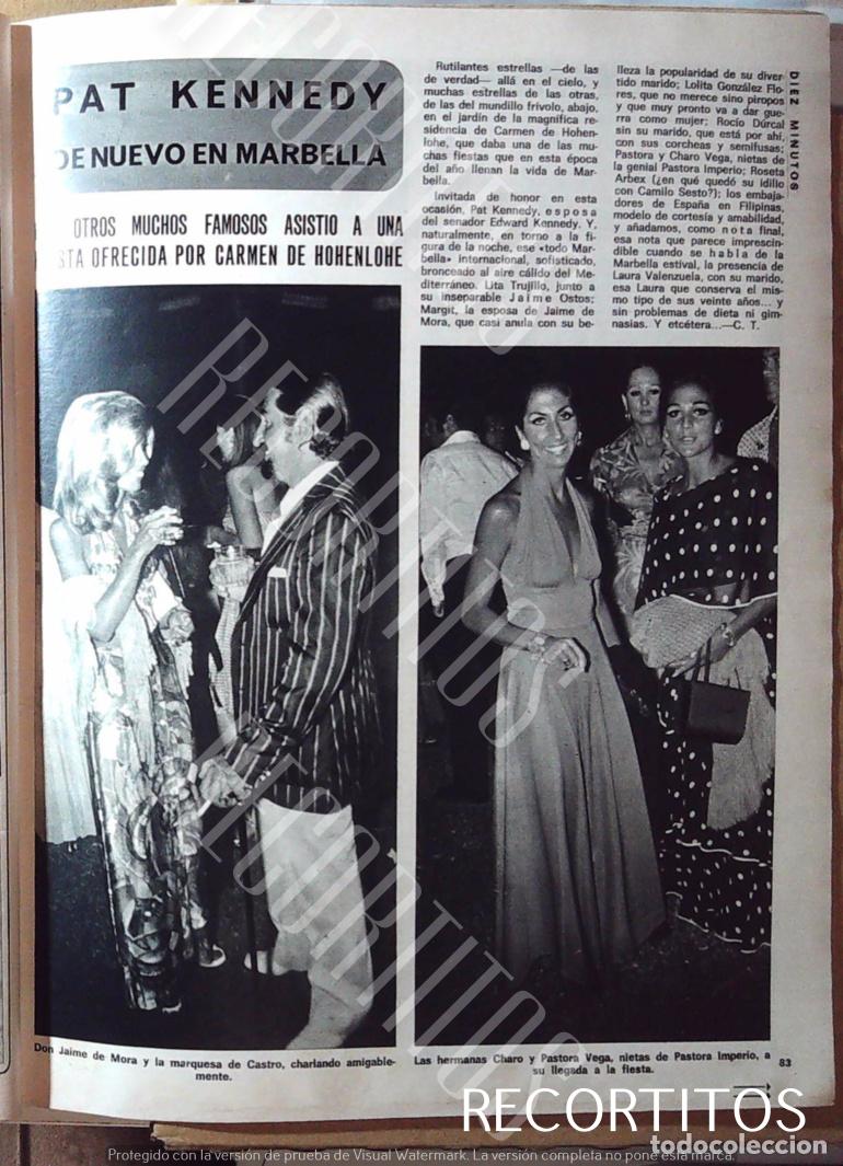 Cine: DON JAIME DE MORA Y ARAGON CHARO VEGA PASTORA LOLITA FLORES ROXIO DURCAL MONCHO LOLA EL PESACAILLA J