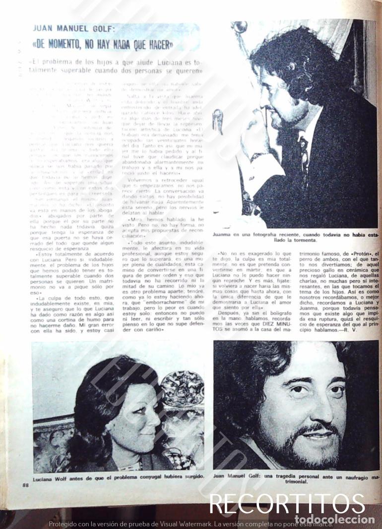 Cine: JUAN MANUEL GOLF LUCIANA WOLF