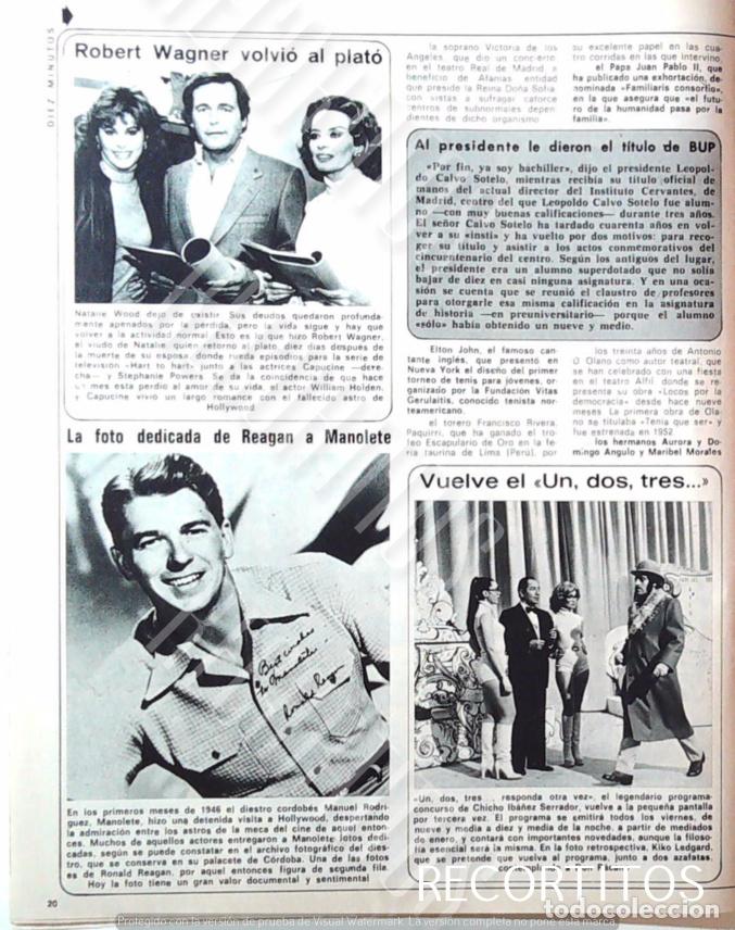 Cine: STEPHANIE POWERS ROBERT WAGNER CAPUCINE UN DOS TRES KIKO RONALD REAGAN